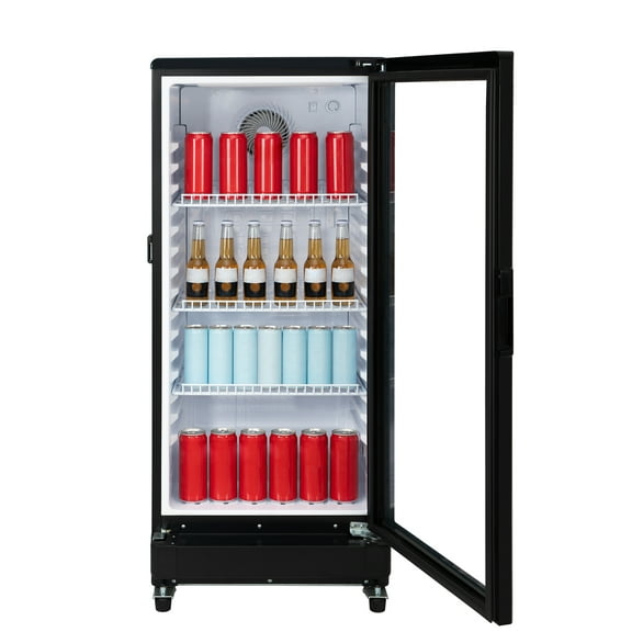 Hamilton Beach, 6.0 CU. FT. Commercial Beverage Glass Door Refrigerator