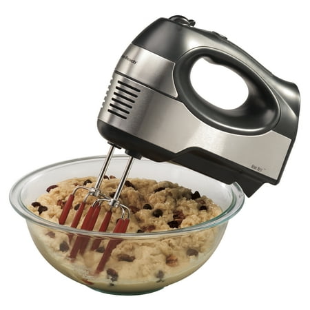 Hamilton Beach - Performance 6-Speed Hand Mixer with Storage Case - STAINLESS STEEL