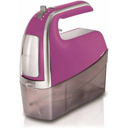 Hamilton Beach - 6 Speed Performance Hand Mixer with Snap-On Case - fuchsia