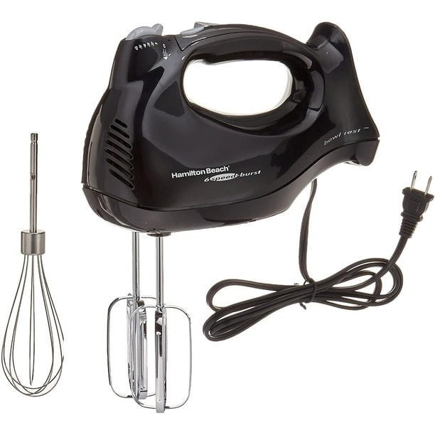 Hamilton Beach 6Speed Electric Hand Mixer with SnapOn Case, Beaters