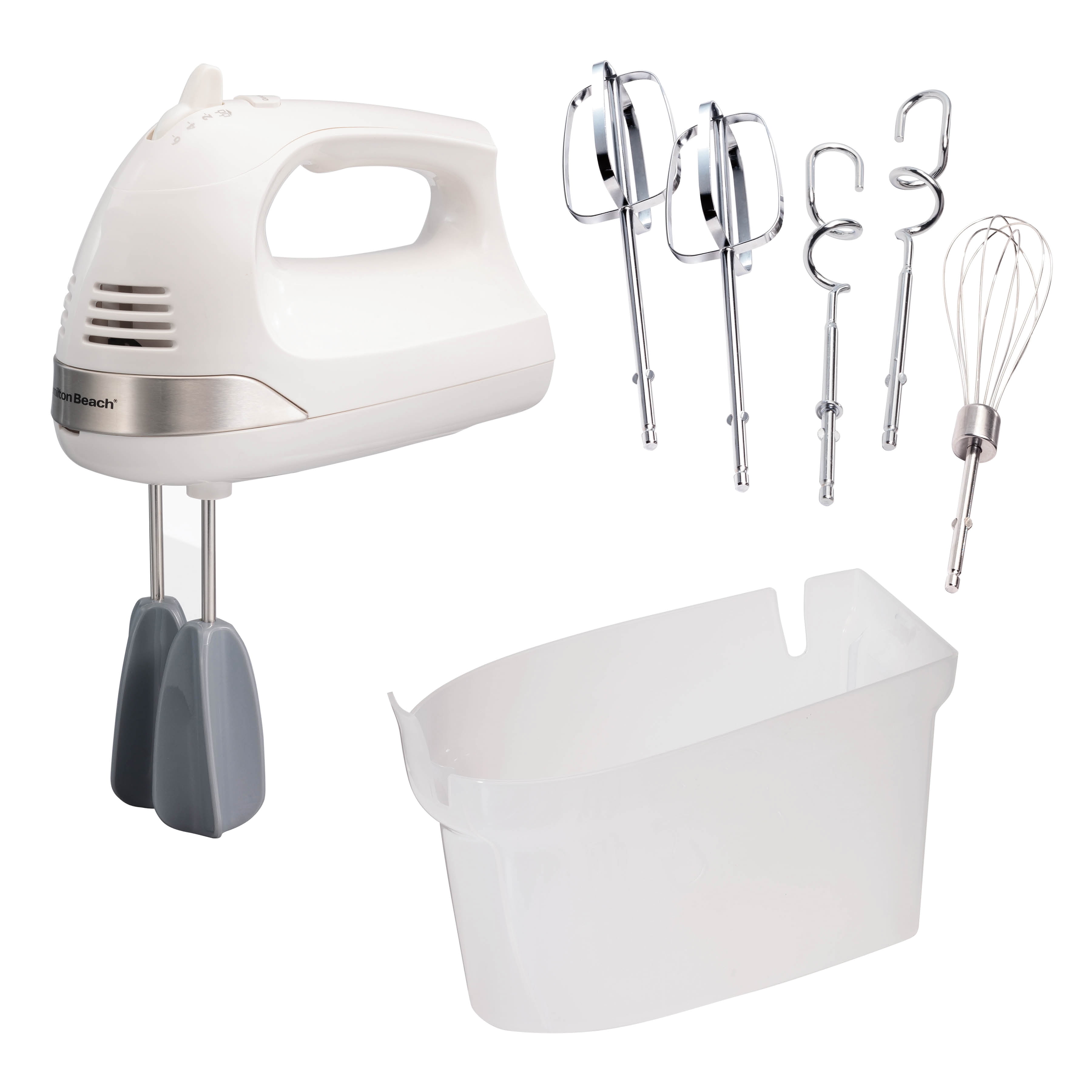 1pc Electric Hand Mixer With Whisk, Traditional Beaters, Snap-On Storage  Case, Hand Mixer Electric Handheld, Mixers Kitchen Electric Hand Mixer, 300  W