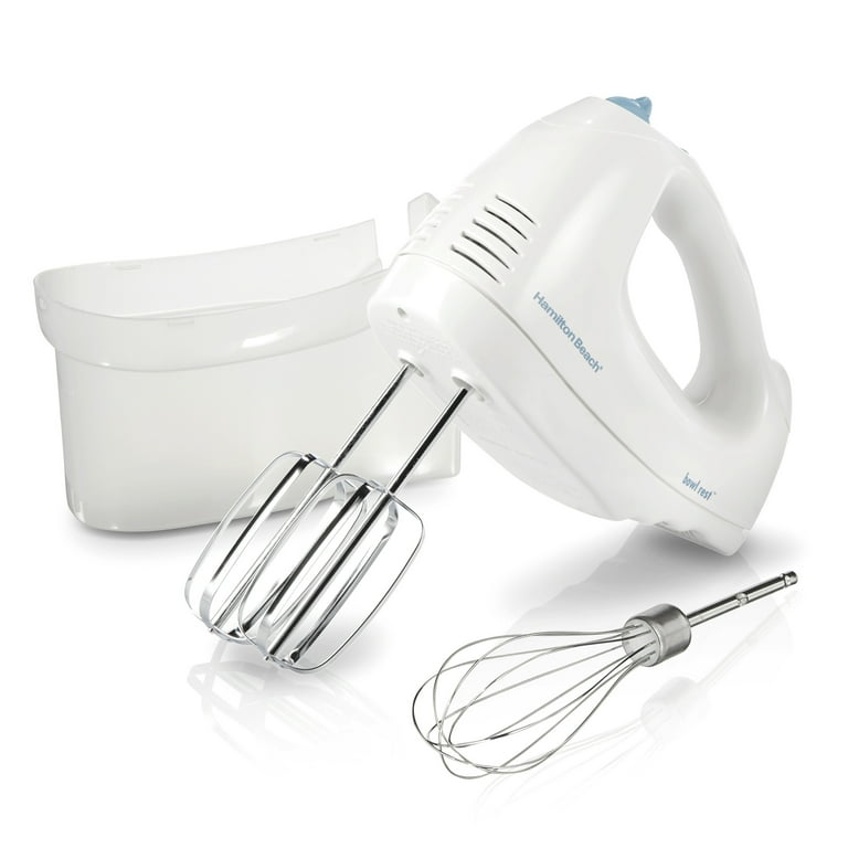 Hamilton Beach Speed Handheld Mixer with Storage, Whisk, Beaters