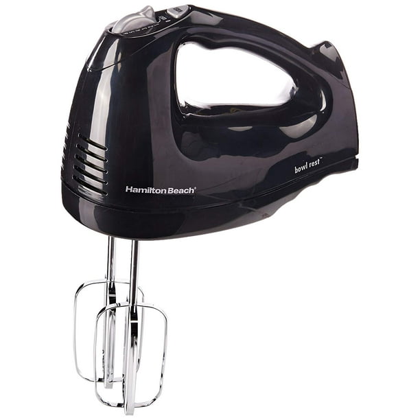 Hamilton Beach 6Speed Hand Mixer with SnapOn Case, Black, Model 62683