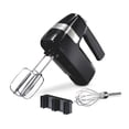 thumbnail image 1 of Hamilton Beach 6 Speed Hand Mixer with Storage Clip and Stir Button, 3 Attachments, Black,  62628, 1 of 8