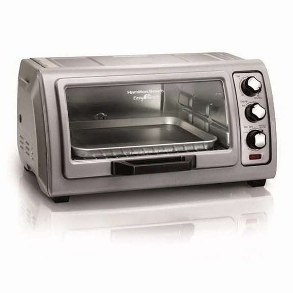 Hamilton Beach 6090060 10.81 x 20.13 x 16.69 in. Metal Silver Toaster Oven