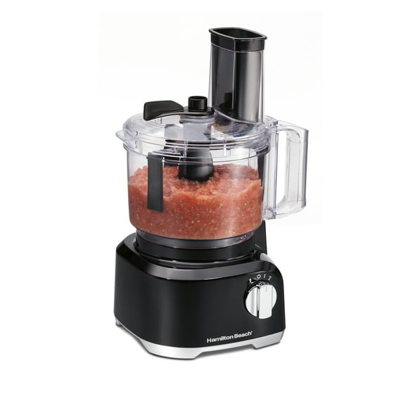 Hamilton Beach 70743 Bowl Scraper 8 Cup Food Processor, Black