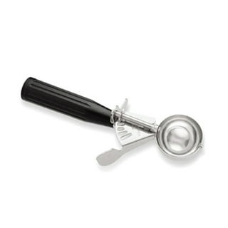  Cookie Scoop - #40 (0.78 oz) - Disher, Portion Scoop, Food Scoop  - Portion Control - 18/8 Stainless Steel, Black Handle: Home & Kitchen