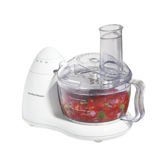 Hamilton Beach 8 Cup Electric Food Chopper & Mini Food Processor, White