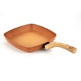 thumbnail image 1 of Hamilton Beach 9.5 Inch Forged Aluminum Terracotta Nonstick Coated Griddle Pan, 1 of 5