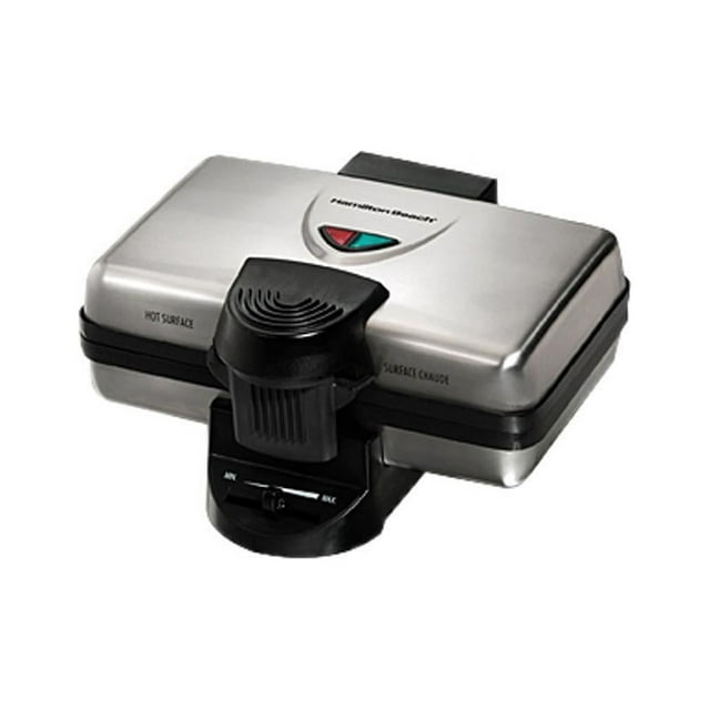 Hamilton Beach Belgian-Style Waffle Maker with Non-Stick Grids, Shade ...