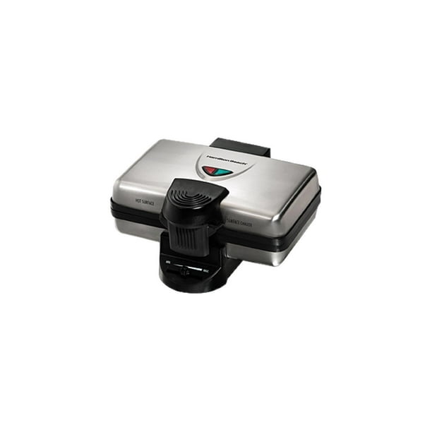 Hamilton Beach Belgian Style Waffle Baker, NonStick Waffle Maker Grids