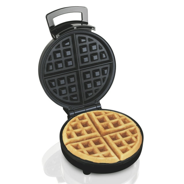 Hamilton Beach Compact Belgian Waffle Maker with Adjustable Browning