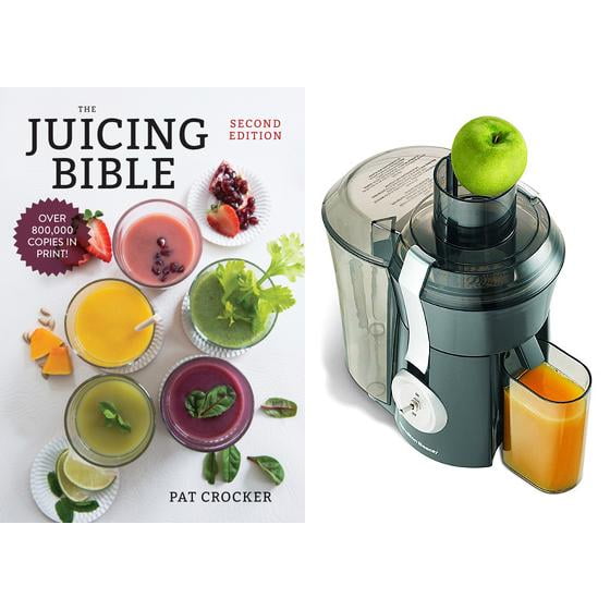 Hamilton Beach Big Mouth Juice Extractor with The Juicing Bible Bundle