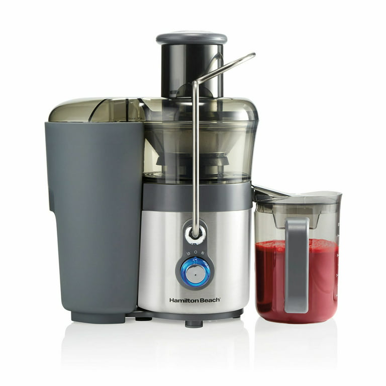 Hamilton Beach 2 Speeds Whole Fruit Juice Extractor in Silver and Black