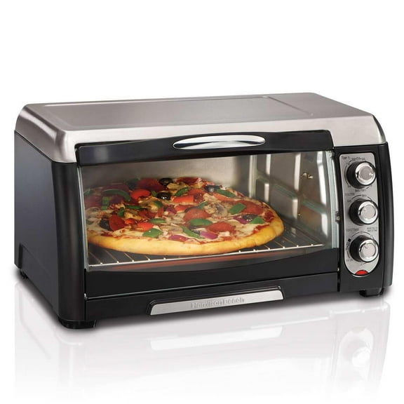 Hamilton Beach Black 6-slice Toaster Oven w/ Broiler