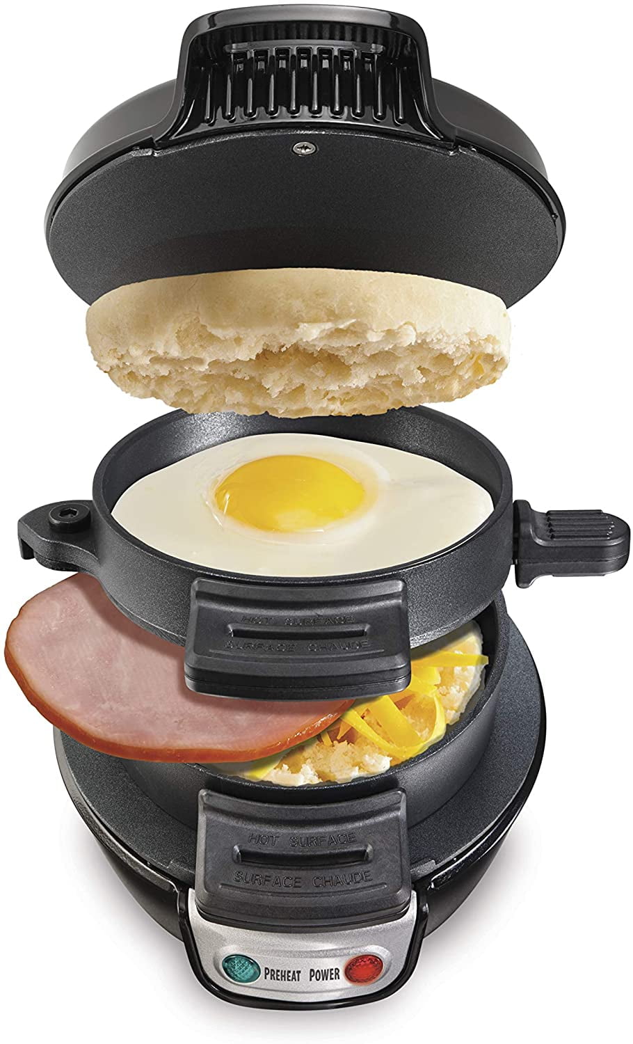 Hamilton Beach Breakfast Sandwich Maker, Black (25477)