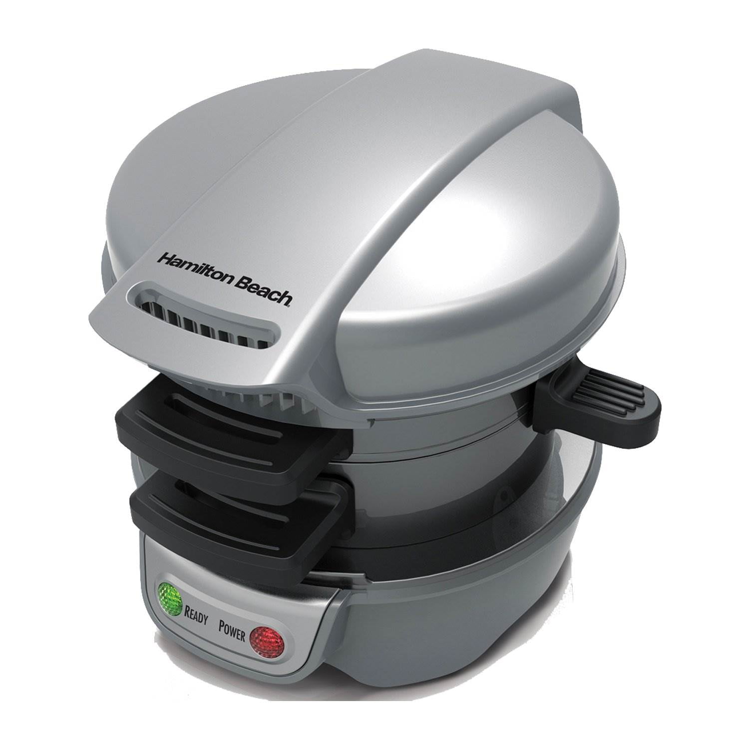 Hamilton Beach 25475A Top Press Kitchen Counter 5 Min Breakfast Sandwich Maker