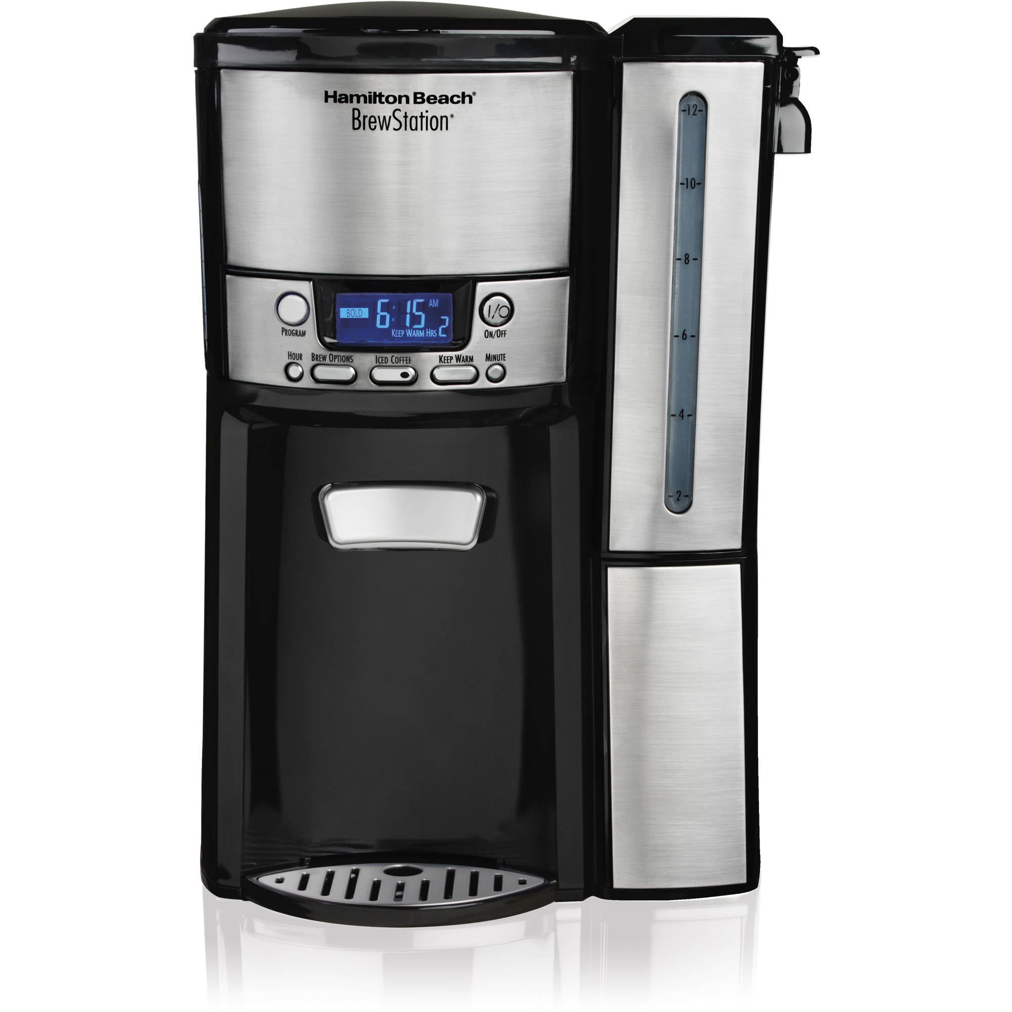 Hamilton Beach 12 Cup Programmable Drip Coffee Maker with 3 Brew