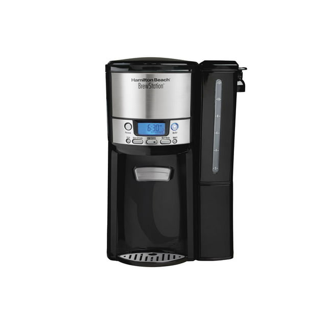 Hamilton Beach BrewStation 12 Cup Coffee Maker with Internal Heating, Black