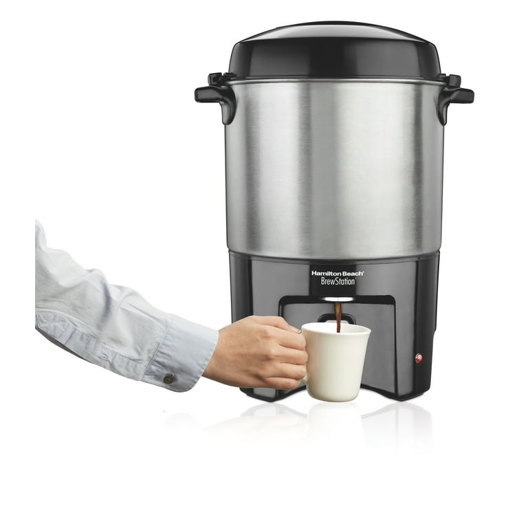 Hamilton Beach HCU040S Coffee Urn, Fast Brewing, 40 Cup, Stainless - Win  Depot