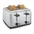 thumbnail image 1 of Hamilton Beach 4-Slice Toaster with Extra-Wide Slots, Toast Boost & Removable Crumb Tray, Stainless Steel, 1 of 8