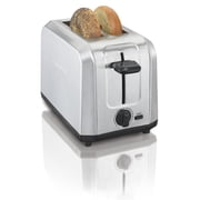 Hamilton Beach 2-Slice Toaster with Extra-Wide Slots, Toast Boost, Removable Crumb Tray, Stainless Steel