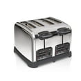 thumbnail image 1 of Hamilton Beach Classic 4-Slice Toaster with Sure-Toast Technology, Auto Boost, and Crumb Tray, Stainless Steel, 1 of 8