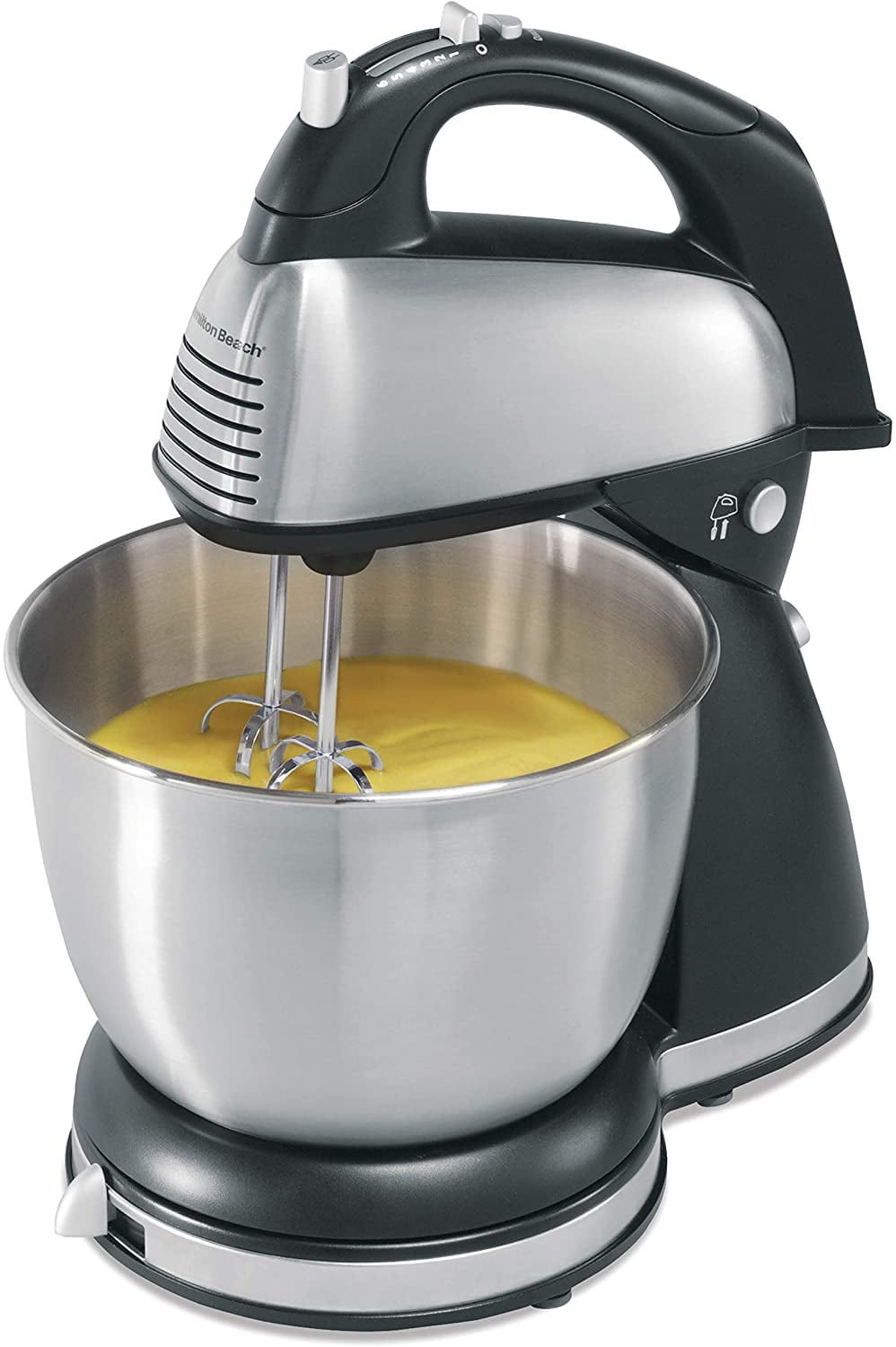 Hamilton Beach Classic Hand and Stand Mixer, 4 Quarts, 6 Speeds with