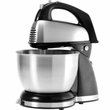Hamilton Beach - 6-Speed Classic Hand/Stand Mixer - Silver