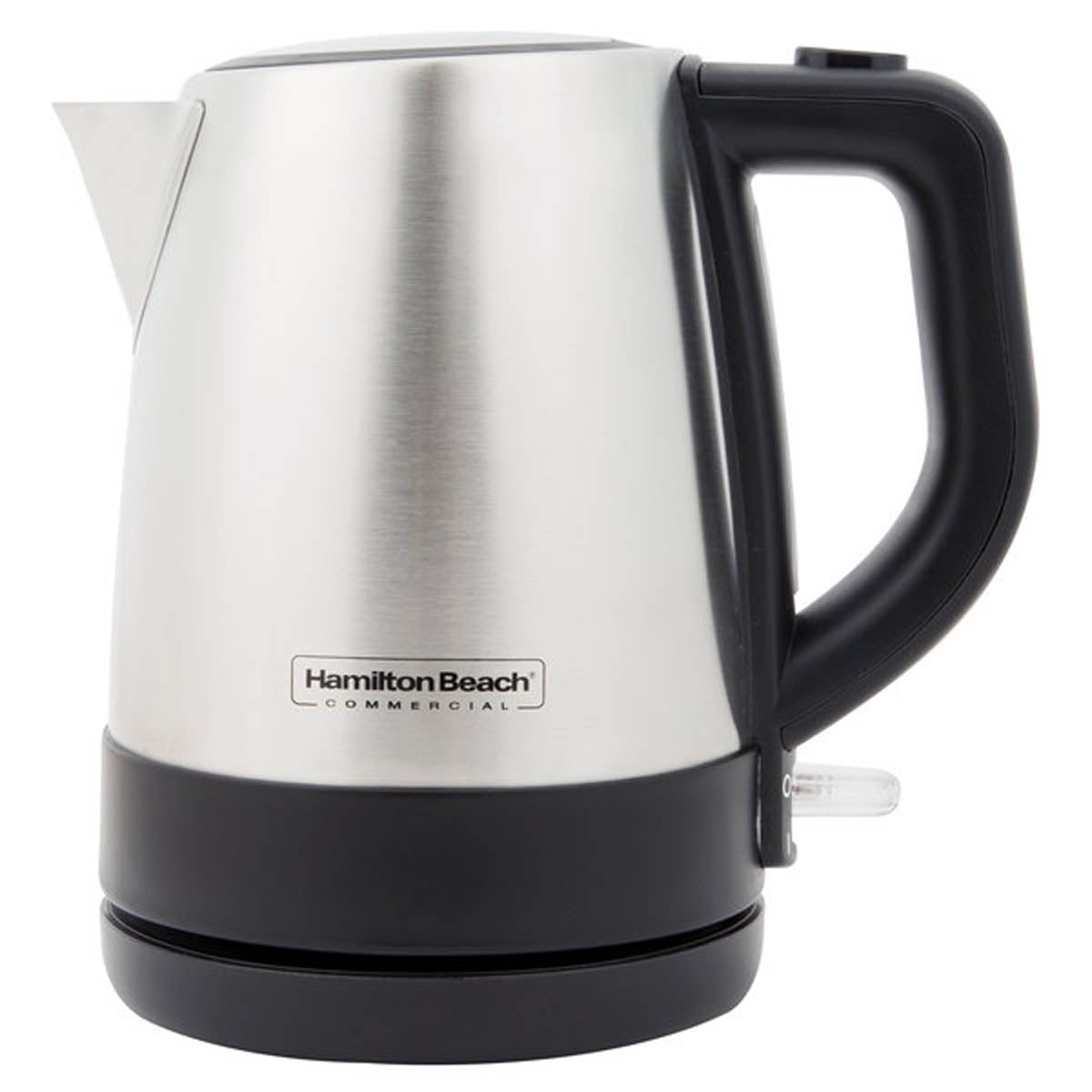 Hamilton Beach Commercial Hospitality Kettle, 0.5 Liter, Stainless Steel,  Electric, Auto Shutoff, Cord-Free Serving, HKE050