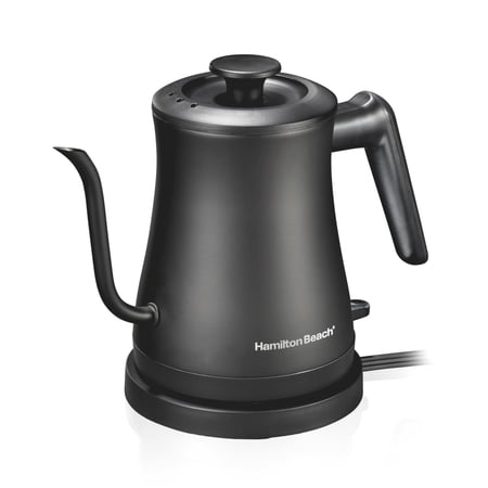 Hamilton Beach Compact Gooseneck Electric Kettle, Tea & Water Kettle, 0.6L (20 oz)