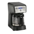 thumbnail image 1 of Hamilton Beach Compact Programmable Coffee Maker, 12 Cup, Black with Stainless, Model 46200, 1 of 8