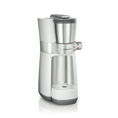 Hamilton Beach - Convenient Craft Rapid Cold Brew & Hot Single Serve Coffee Maker - WHITE