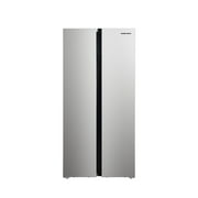 Hamilton Beach 20.6 cu. ft. Counter Depth Side by Side Frost-Free Refrigerator, Platinum HZ4602