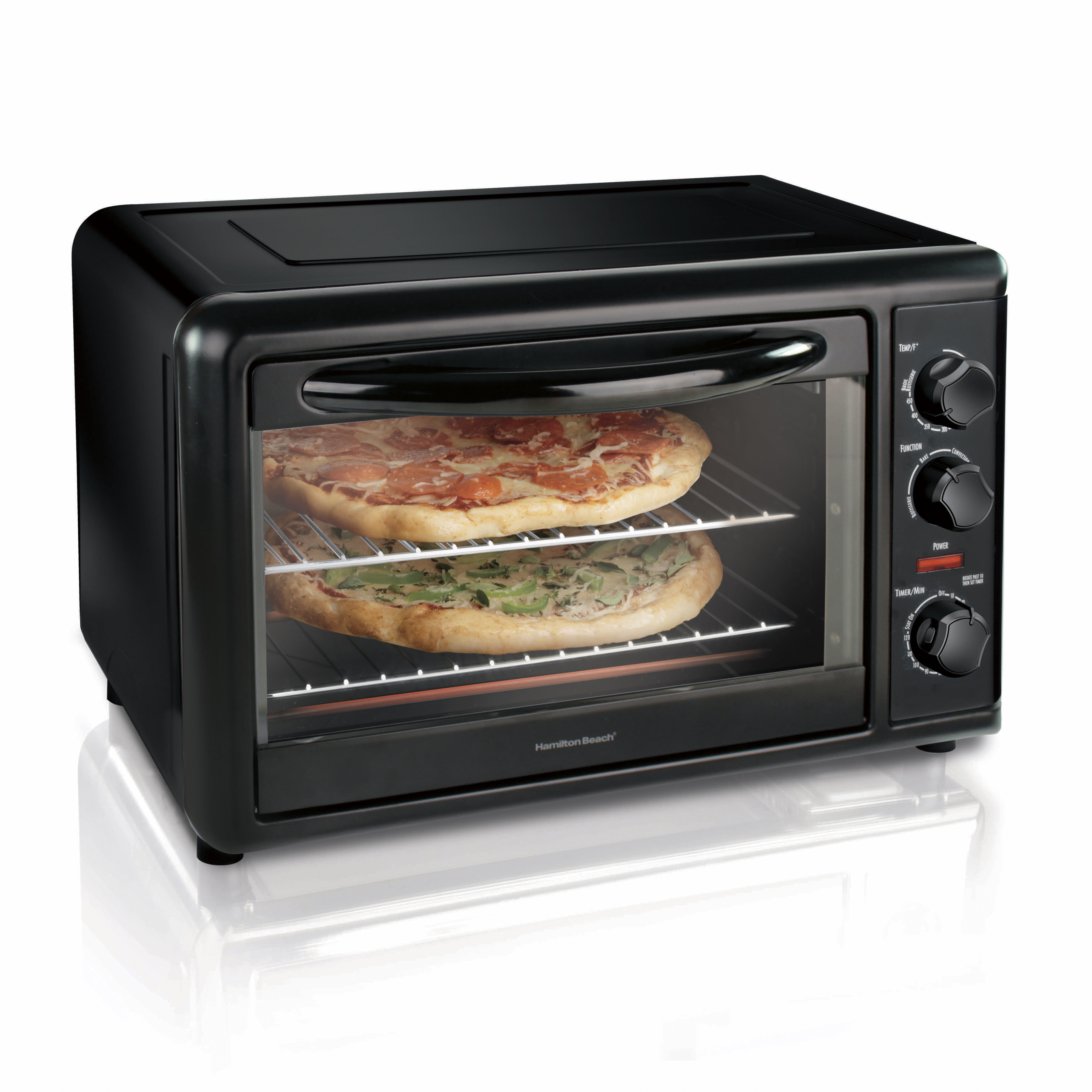 Hamilton Beach Countertop Oven with Convection & Rotisserie, 1,500 Watts, Black, 31101D - image 1 of 8