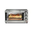 thumbnail interactive-video image 1 of Hamilton Beach 4 Slice Countertop Toaster Oven, with Toast, Bake, and Broil Modes, Stainless Steel, 1 of 9