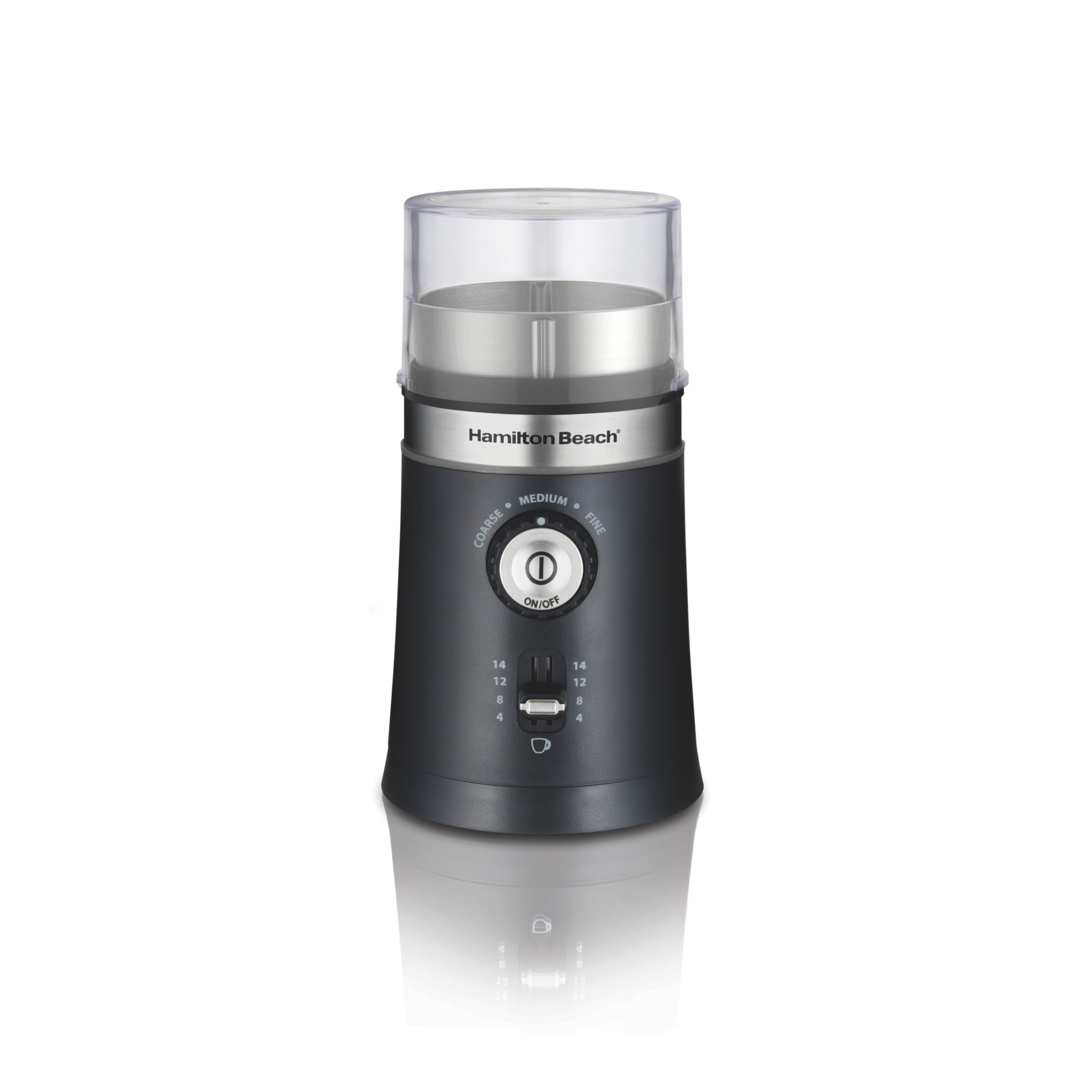 Hamilton Beach Fresh Bean Electric Coffee Grinder with Removable Bowl ...