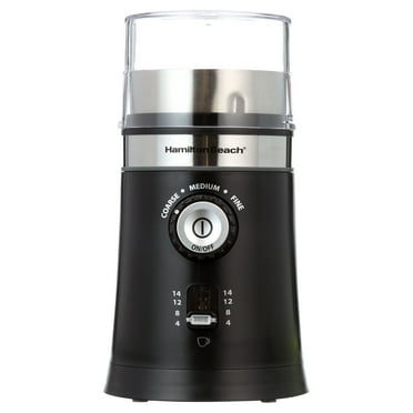 Hamilton Beach Custom Grind Coffee Grinder, 14 Cups, Black, 80393F
