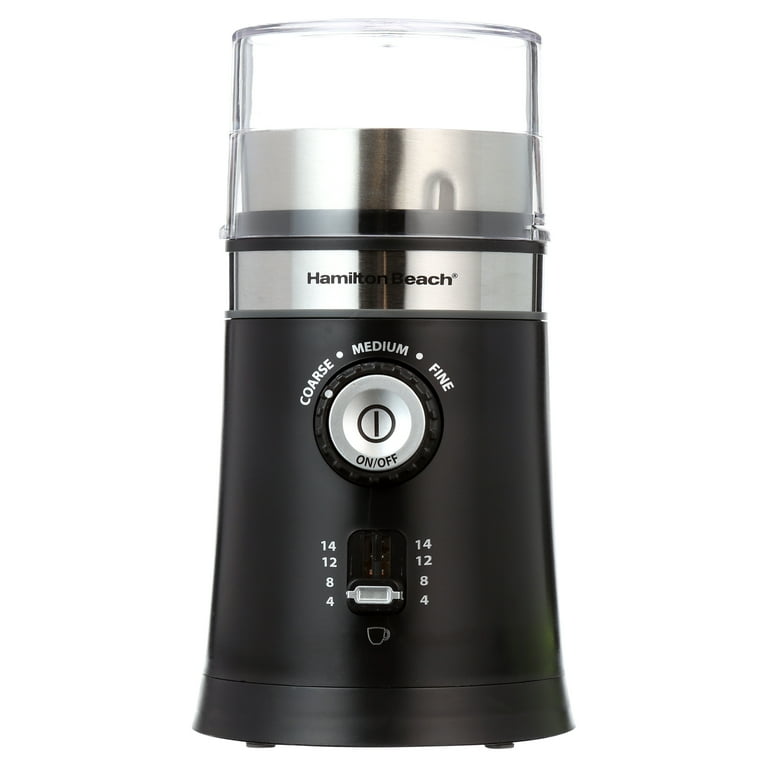 Hamilton Beach Custom Grind Coffee Grinder Black