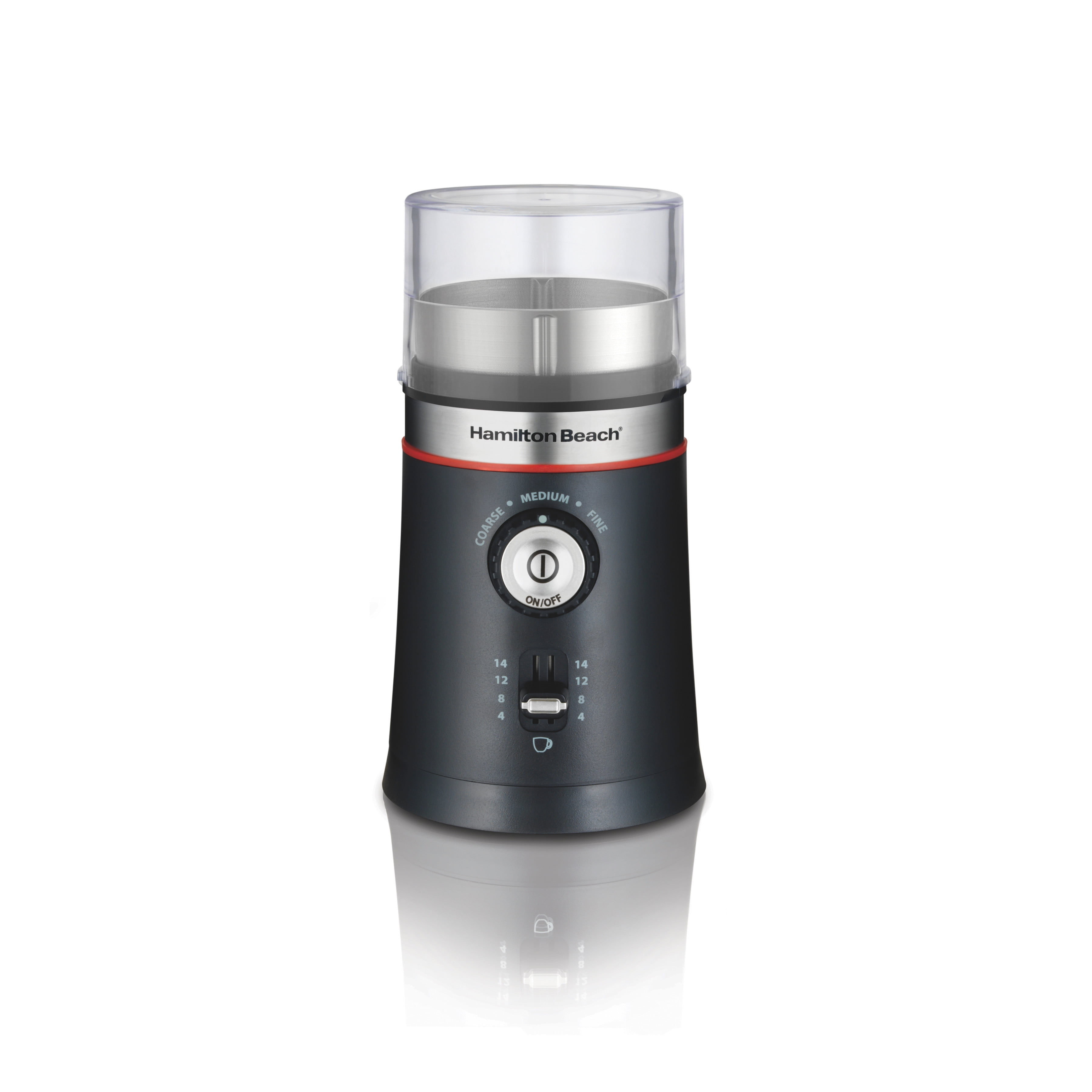 Hamilton Beach Custom Grind Coffee Grinder 14 Cups Black