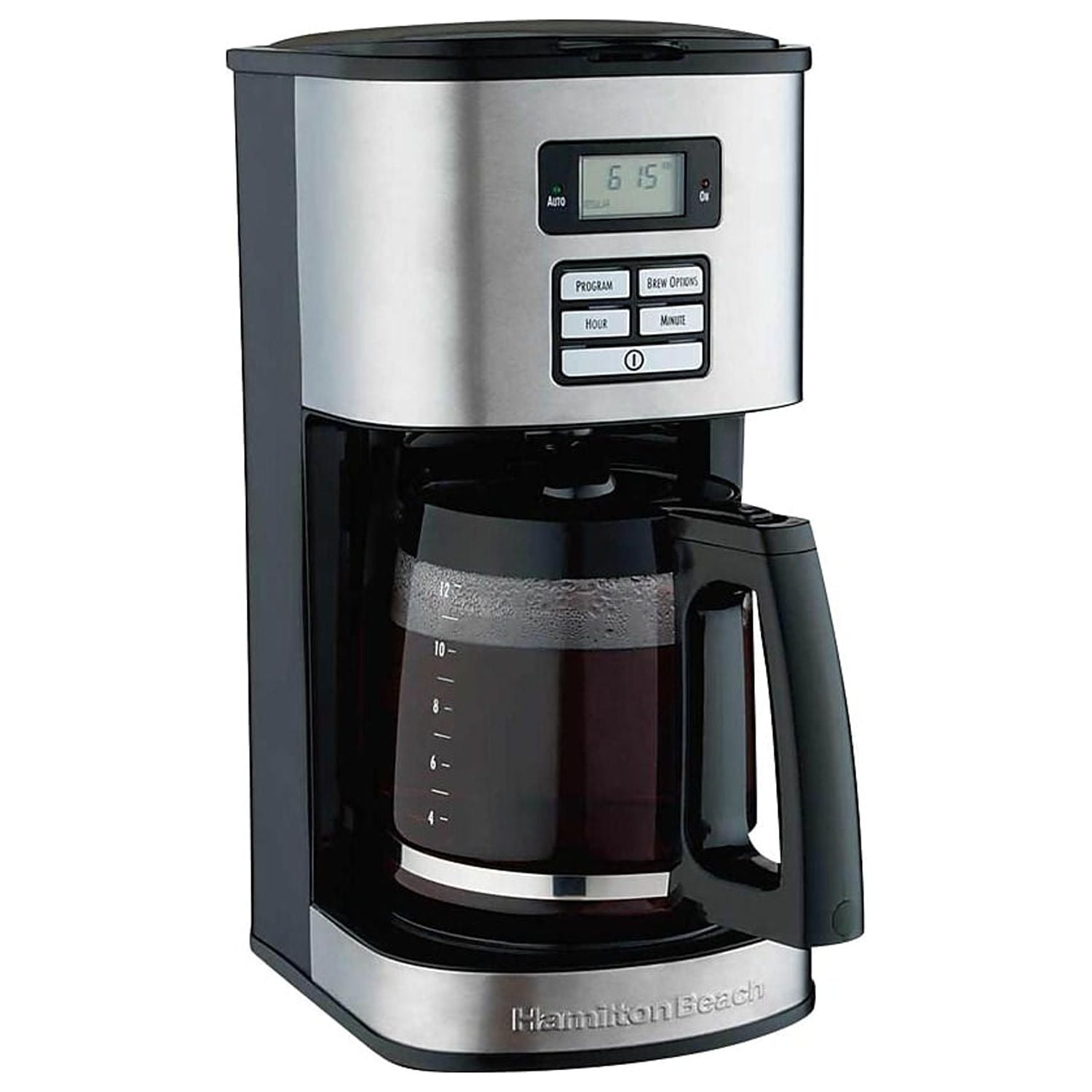 Hamilton Beach Stainless Steel 12-Cup Programmable Coffee Maker