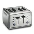 thumbnail image 1 of Hamilton Beach Digital 4-Slice Toaster with 3 Preset Functions & Removable Crumb Tray, Stainless, 1 of 8