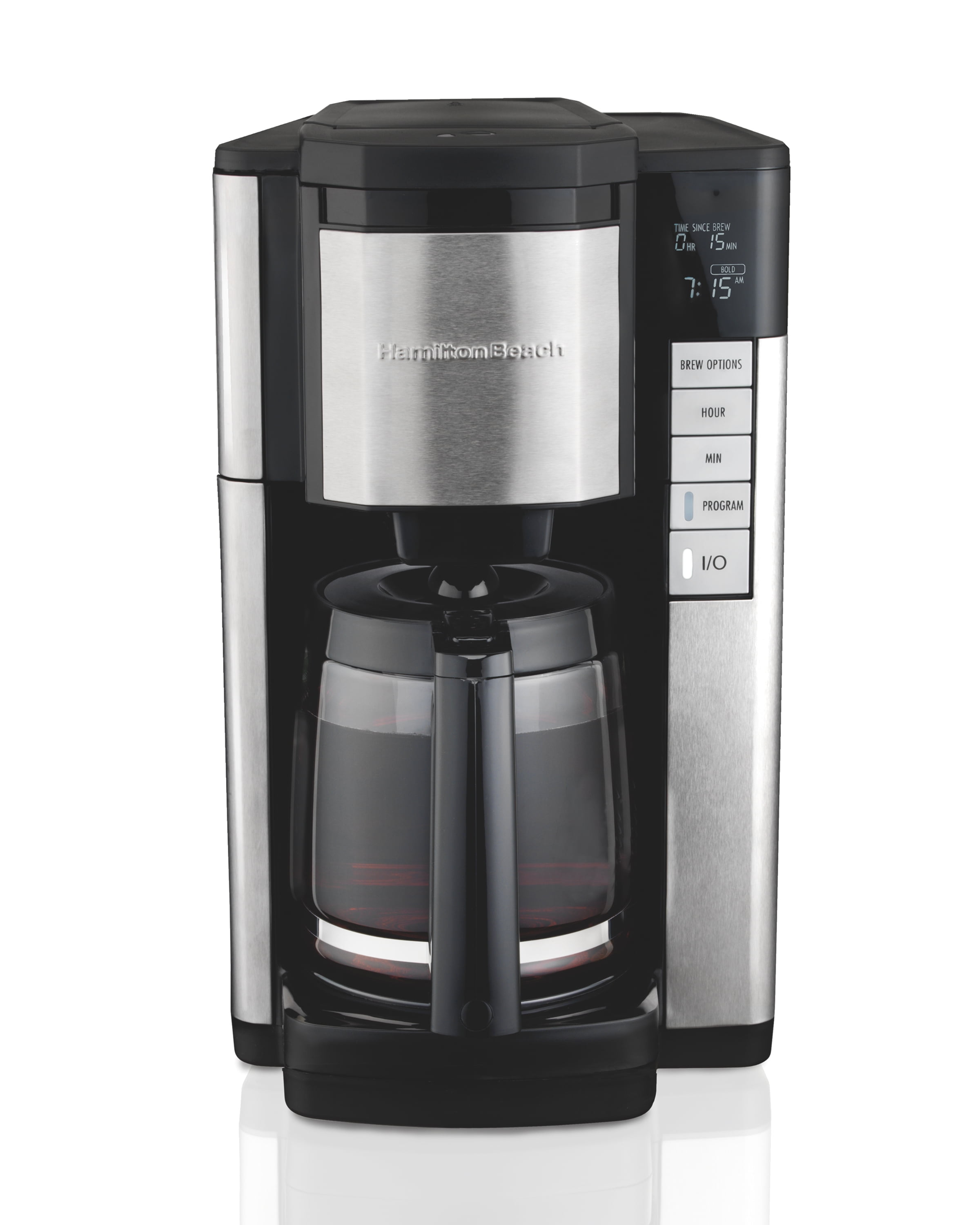 Hamilton Beach Front-Fill® 12 Cup Programmable Coffee Maker with Thermal  Carafe Stainless Steel Accents - 46391