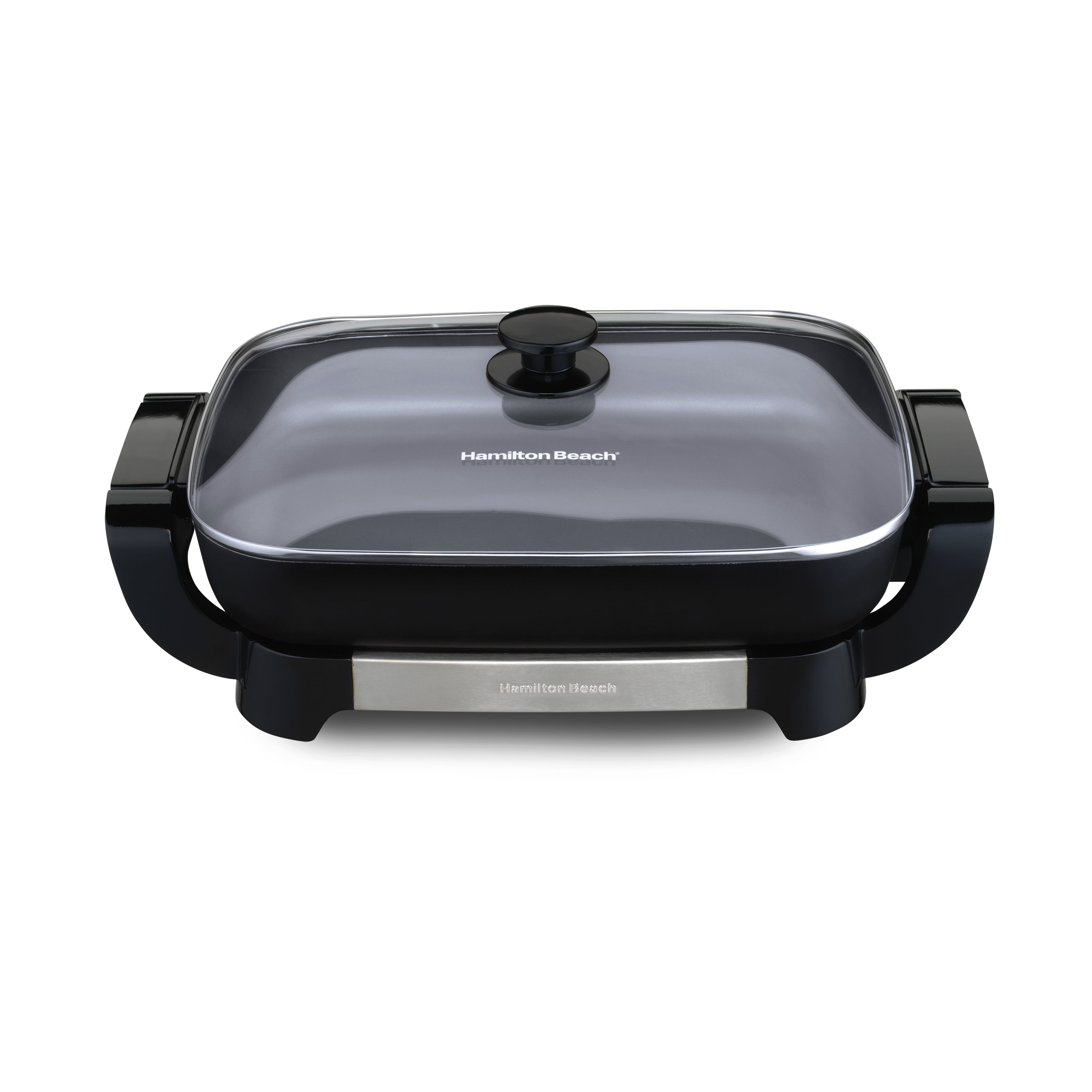 Hamilton Beach Durathon Ceramic Skillet, 12"x15" Removable Reversible Pan, 38531