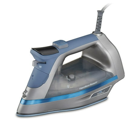 Hamilton Beach - Digital Durathon Nonstick Soleplate Iron - BLUE