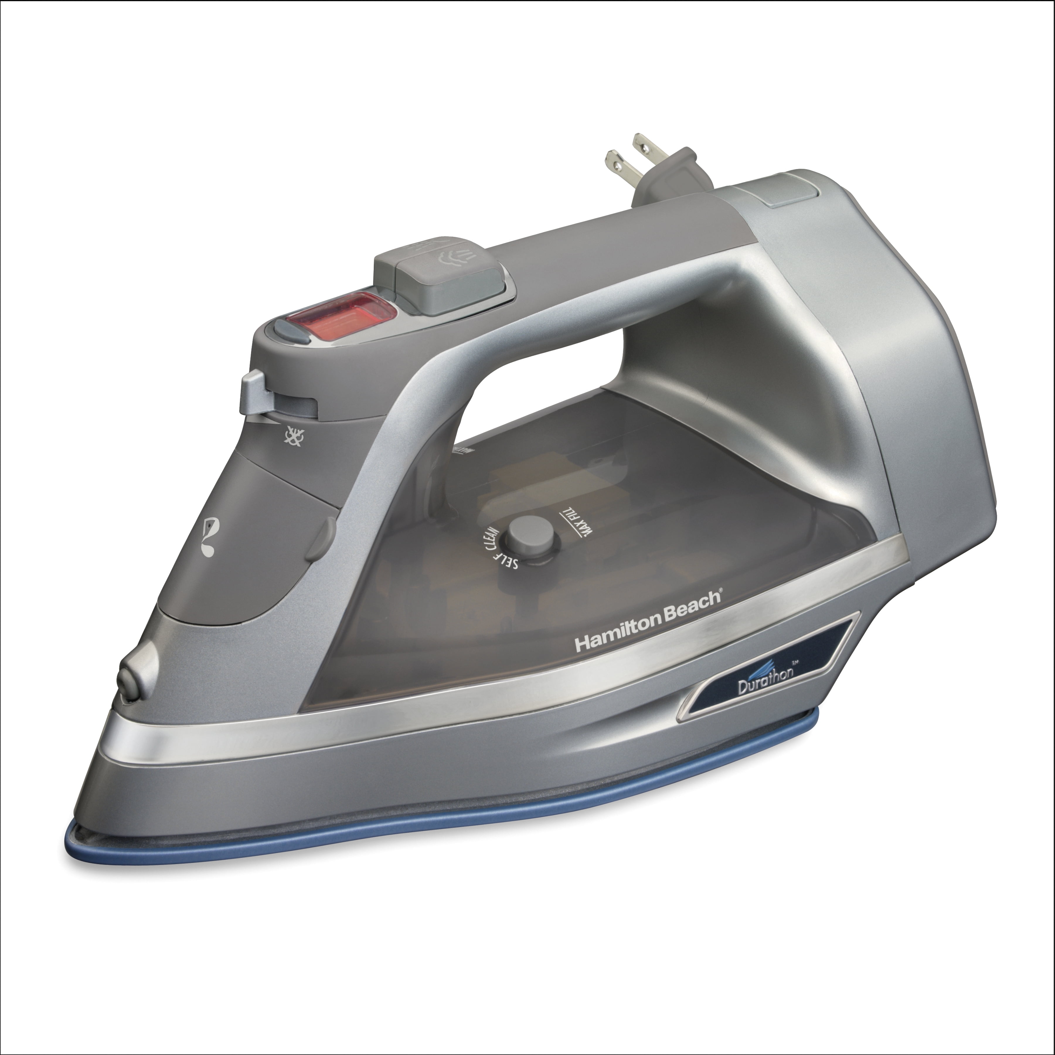 Hamilton Beach Durathon® Nonstick Soleplate Iron, Auto Shutoff, 1700 Watts, Retractable Cord,19901