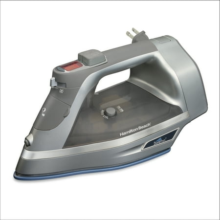 Hamilton Beach - Durathon Digital Nonstick Iron - Silver/Gray