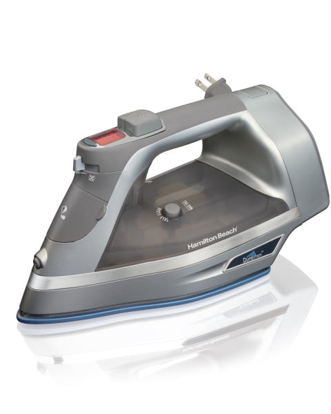 Hamilton Beach Gray Durathon Nonstick Soleplate Steam Iron