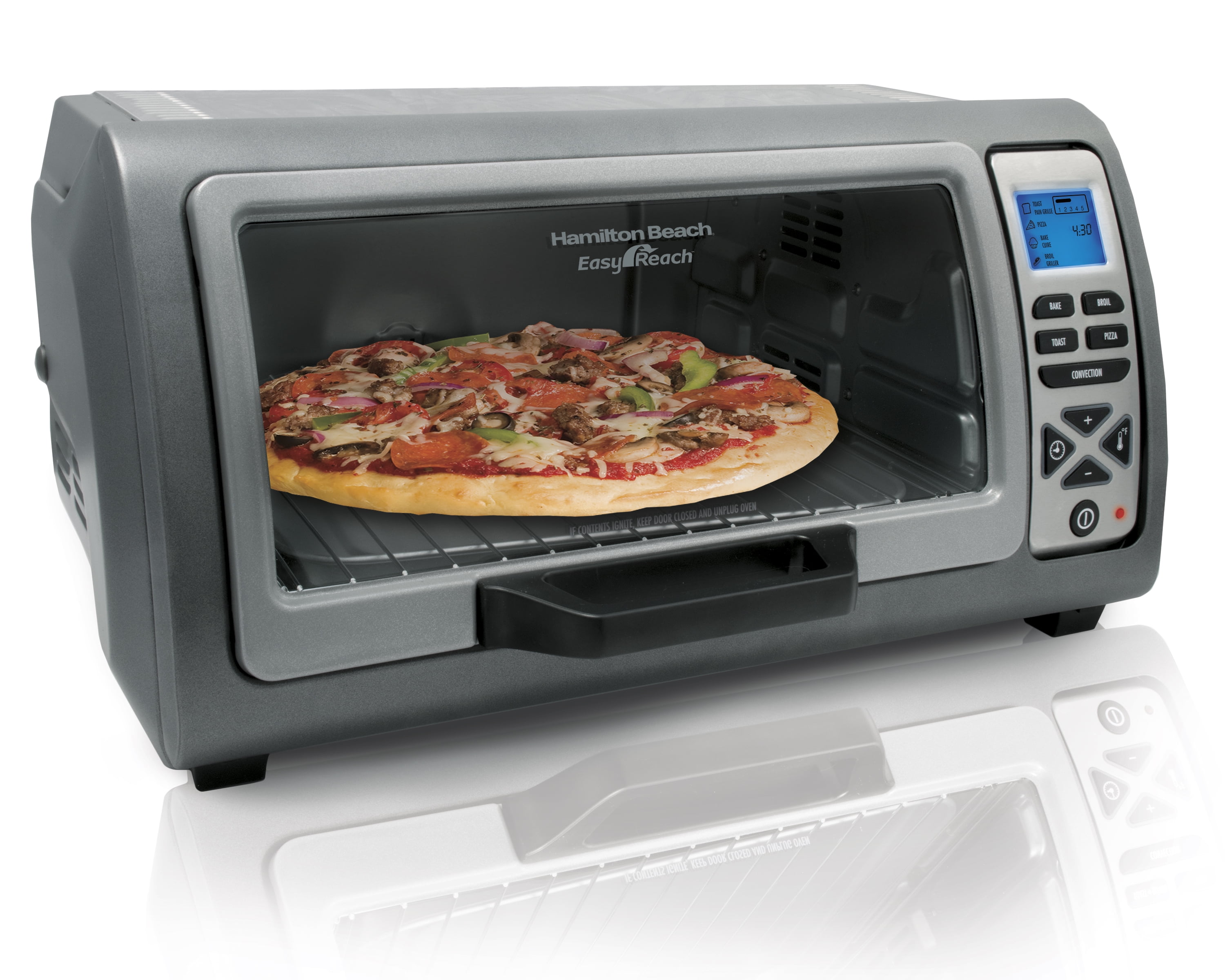 Hamilton Beach Easy Reach® Toaster Oven with Roll-Top Door - 31127D