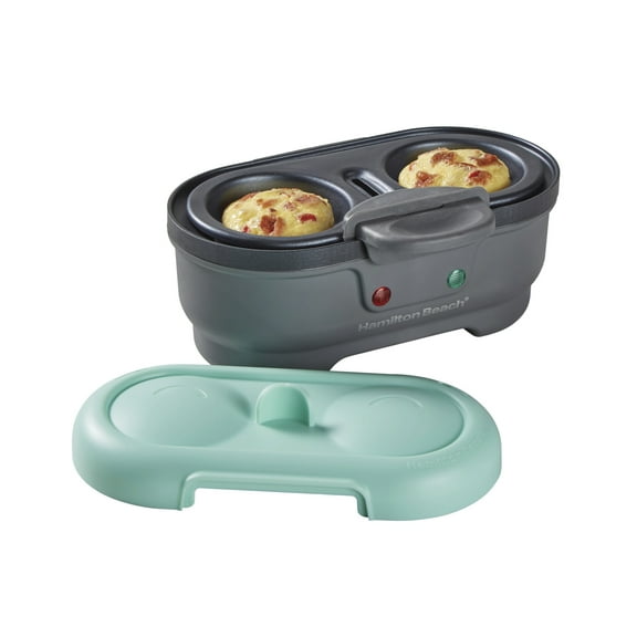 Hamilton Beach Egg Bites Maker and Egg Cooker with Hard Boiled Eggs Insert, Mint